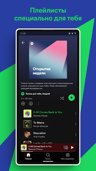 Spotify скриншот